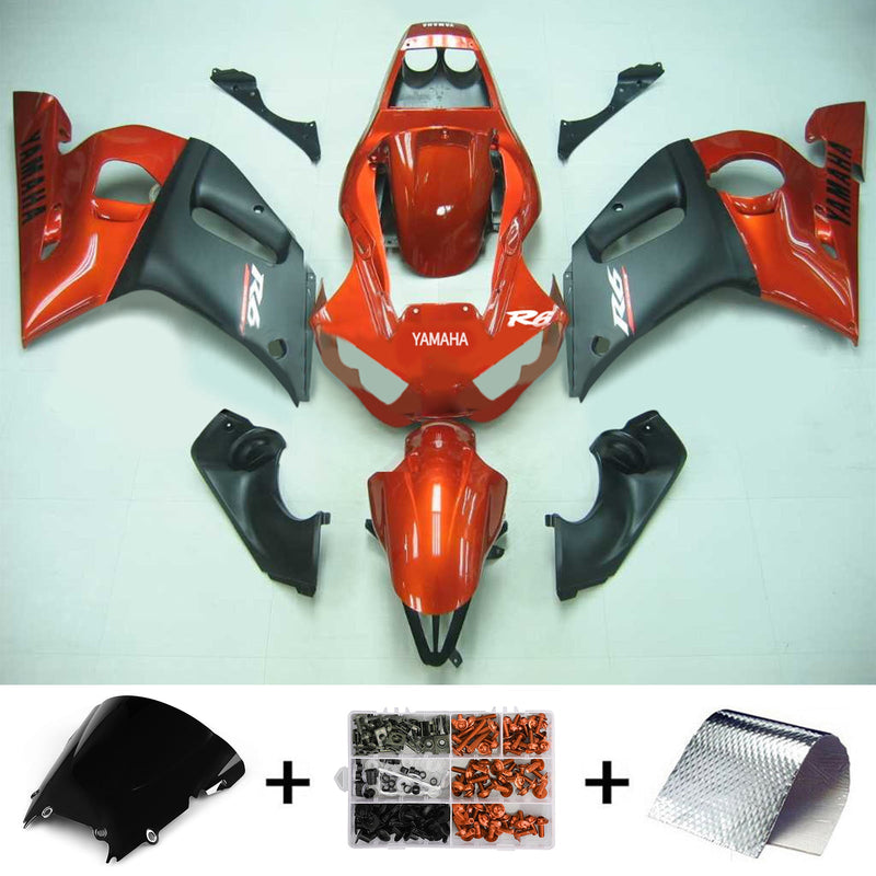 Kit de carenagem para Yamaha YZF 600 R6 1998-2002 Genérico