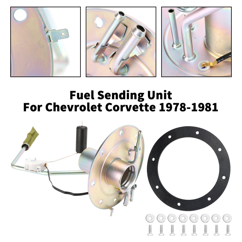 Chevrolet Corvette 1978-1981 Unidade de envio de combustível do tanque de gasolina 3/8 Alimentação AM-39086513