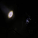 5palcový motocyklový světlomet Chrome Halo Ring DRL pro Cafe Racer Custom Bike