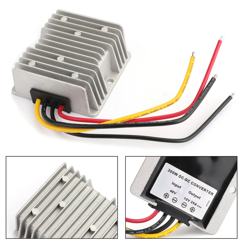 DC/DC-jännitemuunnin jännitteensäädinmoduuli, alaspäin 36V/48V 12V 25A