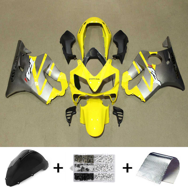 Amotopart Honda CBR600 F4i 2004-2007 Juego de carenado Cuerpo Plástico ABS