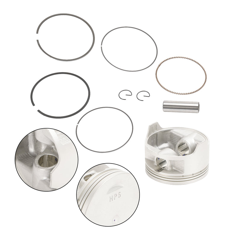 Honda Rancher Trx420 2007-2018 Kit de reconstrucción de anillos de pistón Diámetro estándar 86,5 mm