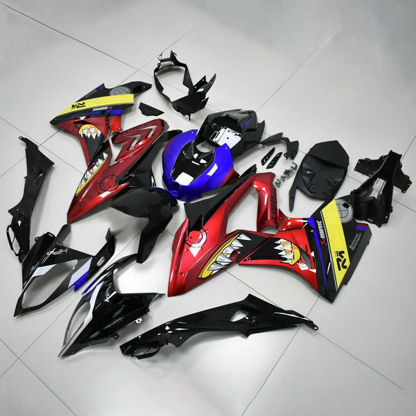 Kit de acabamento de injeção de plástico ABS adequado para BMW S1000RR 2017-2018 Genérico