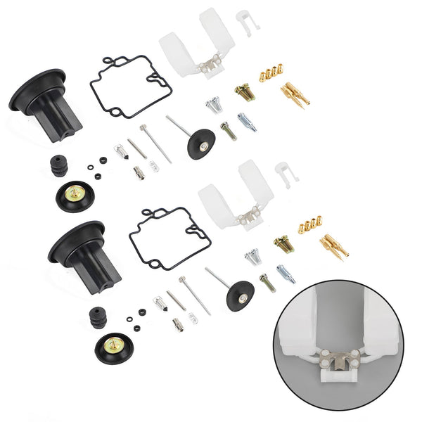 Kit de reconstrução de carburador 2X Bomba aceleradora adequada para KT CVK24 Scooter Racing Genérico