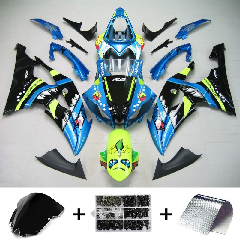 Kit de carenagem para Yamaha YZF 600 R6 2008-2016 Genérico