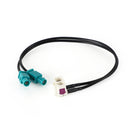 Fakra anténní adaptér rádiové antény pro VW RNS RCD510/310/315 Seat Škoda Columbus Generic