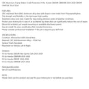 Areyourshop CNC Black Crash Pad Anti Crash Pad Lämplig för Honda CB CBR 650R 19-20 650F 14-18 Generic