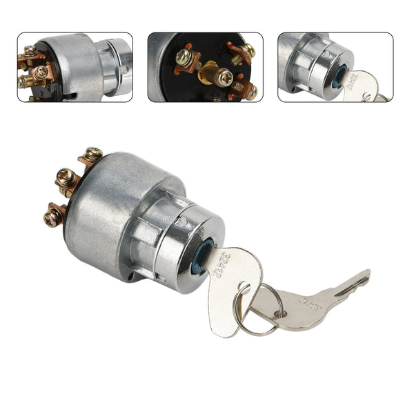 Interruptor de ignição 66021-55140 35260-31852 para Kubota M4030 M4800 M5030 com 2 chaves