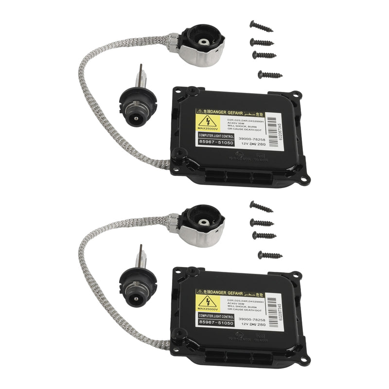 Xenon-Vorschaltgerät, HID-D4R-Glühbirnen-Set, Modul-Steuergerät 85967-51040 für Prius 2006–2009