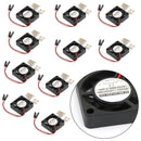 10x 2Pin 30MMx30MM 3007 5V jäähdytystuuletin, joka säteilee Raspberry Pi 2/3 Model B 4B:lle