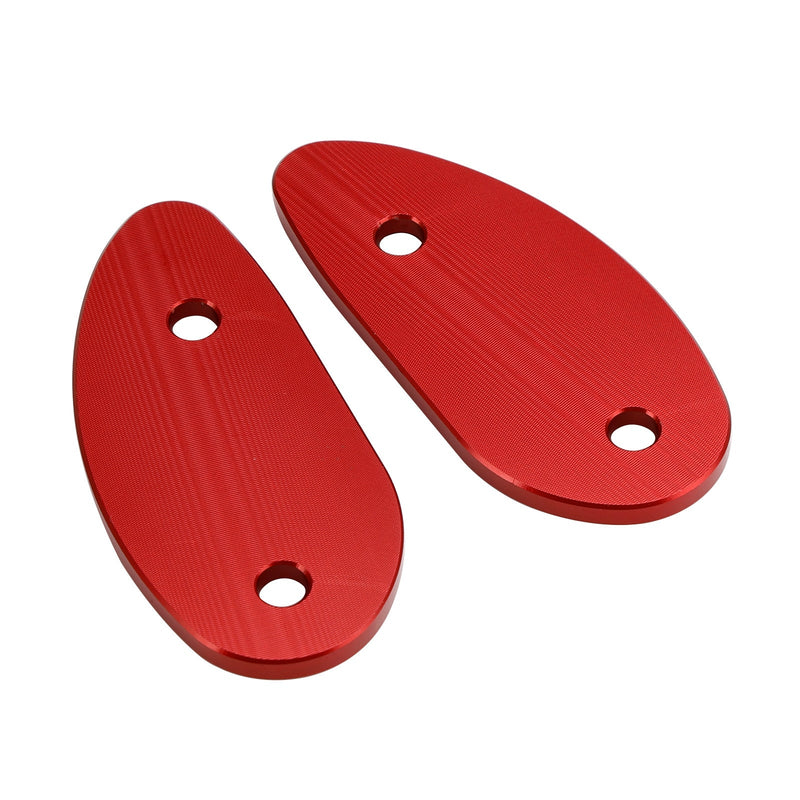 Red Mirror Delete Blind Block Plates for Honda CBR1000RR 2008-2023