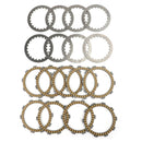 Spojková sada ocel a třecí lamely pro Yamaha FZR400RR FZR400RR-SP FZR500 FZR600 Generic