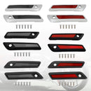 Seitengepäck-Satteltaschen-Verriegelungsdeckel für Touring Road Glide King 14–23, Carbon_Grau