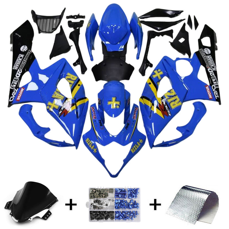 Amotopart Suzuki GSXR1000 2005-2006 K5 kåpesett Body Plastic ABS