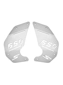 Kawasaki Vulcan S En Vn650 2015-2022 Placa de cubierta de motor Panel lateral plateado para Cafe