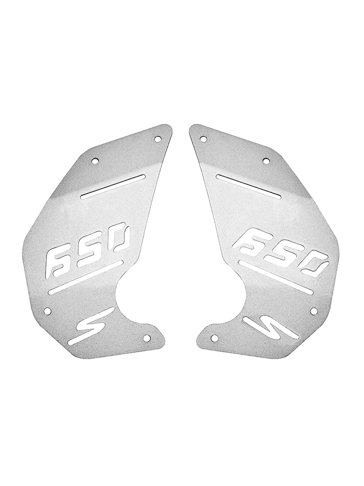 Kawasaki Vulcan S En Vn650 2015-2022 Placa de cubierta de motor Panel lateral plateado para Cafe