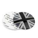 Radnabenkappen-Emblem-Abzeichen-Aufkleber, schwarz, Union Jack, UK-Flagge für Mini Cooper Generic