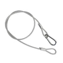 1/5/10 ks 29,1" bezpečnostní kabel z ocelového drátu pro světelnou příchytku jevištního světla