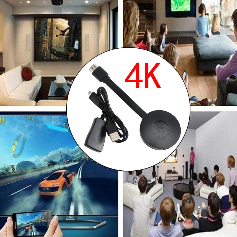 Bezprzewodowy klucz sprzętowy do wyświetlacza WiFi 4K 1080P TV Stick Adapter HDMI G2 dla systemu IOS Android