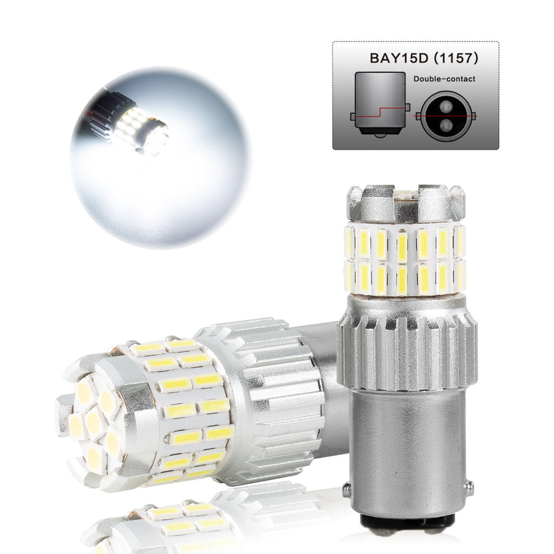 2x 1200LM Canbus LED bombilla LED luz de circulación diurna lámpara blanca genérica