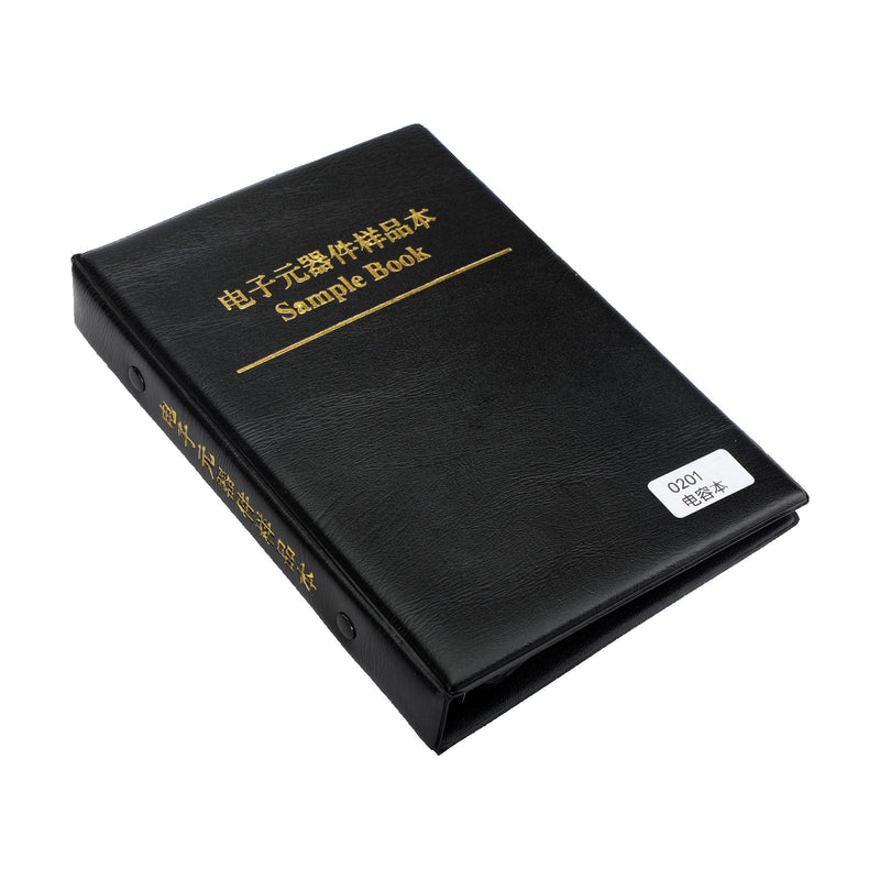 Livro de amostras de capacitores SMD0201 51 valores * 50pcs = 2550pcs Kit de capacitores SMD