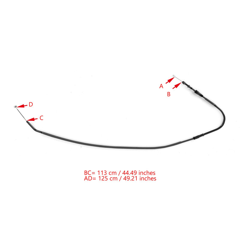 Substituição do cabo da embreagem da motocicleta adequado para Yamaha FZ1N 2006-2010 Genérico