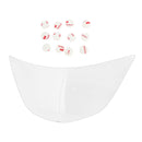 Protetor de farol dianteiro adequado para Kawasaki Zx-6R Zx 6R 94-97 95 96 Azul Genérico