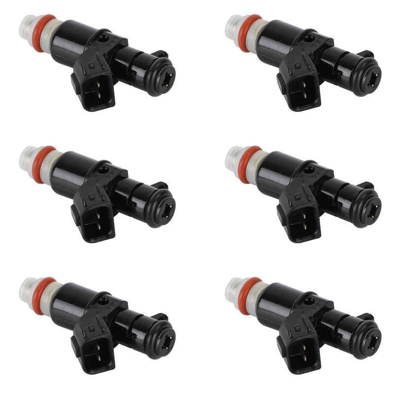 6 PCS Injetores de Combustível 16450-RCA-A01 Adequado para Honda Accord 2003-2007 3.0L Acura ILX Genérico