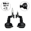 Kawasaki Ninja 400 Z400 2018-2023 Crash Bobbin Protector Slider Aluminium Schwarz