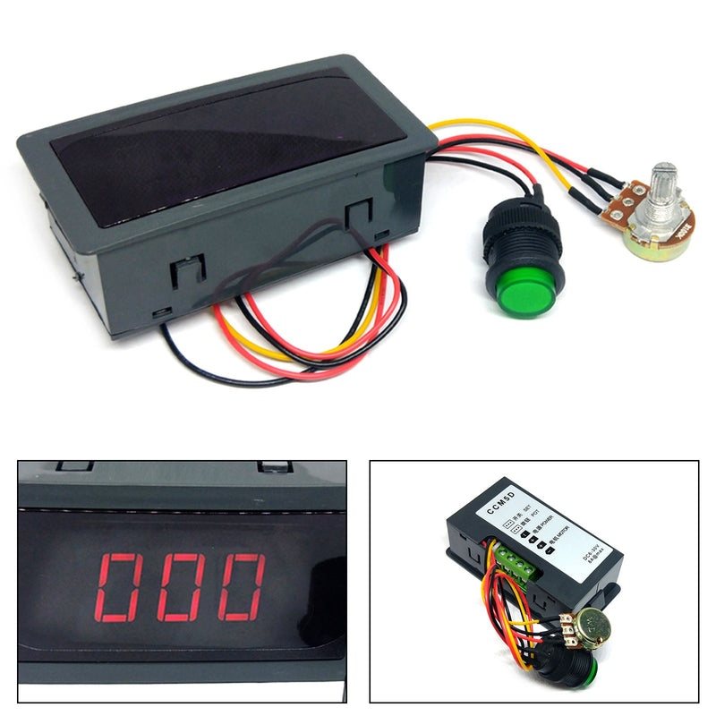 DC6-30V 12V 24V 8A 16kHz Controlador de velocidad del motor PWM Controlador de velocidad digital