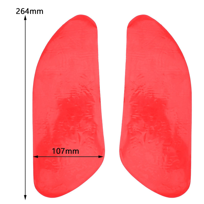 Para bocznych podkładek ochronnych zbiornika pasujących do Triumph - Speed ​​​​Twin 1200 2019+ Rubber Generic