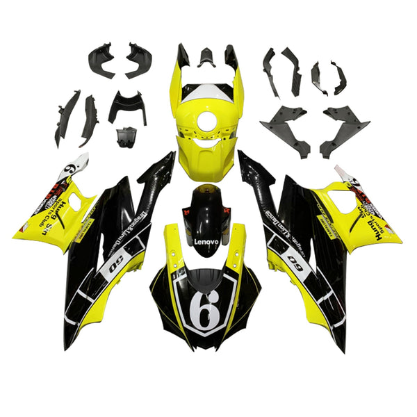 Amotopart Yamaha YZF-R3 R25 2019-2021 kåpesett Body Plastic ABS