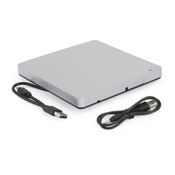 Unidad de CD/DVD externa con ranura, reproductor USB 3.0, grabadora y grabadora para ordenador portátil, PC y Mac