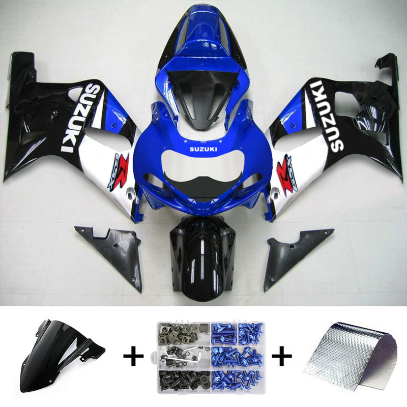 Zestaw owiewek Suzuki GSXR750 2001-2003, korpus, tworzywo sztuczne, ABS