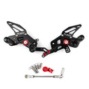 Apoio para os pés ajustável CNC sistema de apoio para os pés adequado para 2016-2019 Kawasaki Z125 Generic