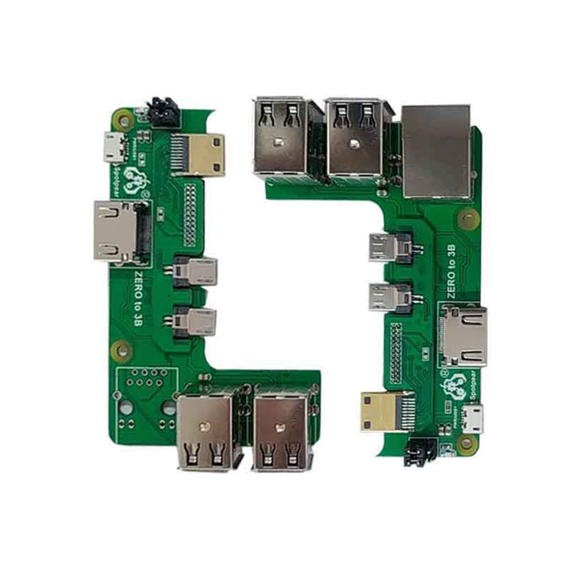 Laajennuskortti Zero Pi0 USB HUB RJ45 HAT sopii Raspberry Pi Zero 2w - 3B