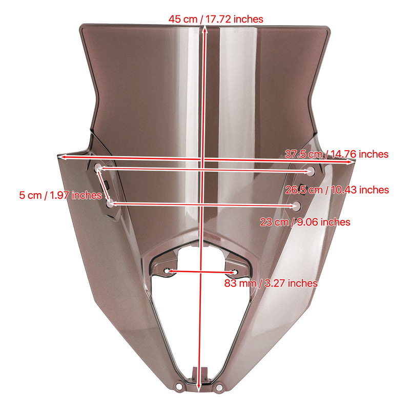 2020-2022 Kawasaki NINJA 650 ER6F Vindruta Vindruta