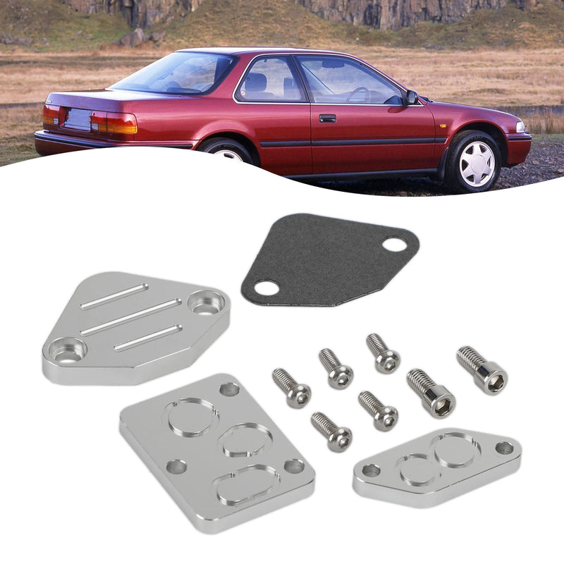 EGR Eliminar bloque de placa de refuerzo de aire para Honda Accord Prelude VTEC 1990-1997 genérico