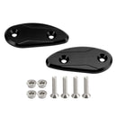 Black Mirror Delete Blind Block Plates for Honda CBR1000RR 2008-2023