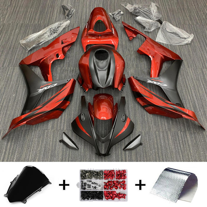 Amotopart Honda CBR600RR 2007-2008 F5 Juego de carenado Cuerpo Plástico ABS