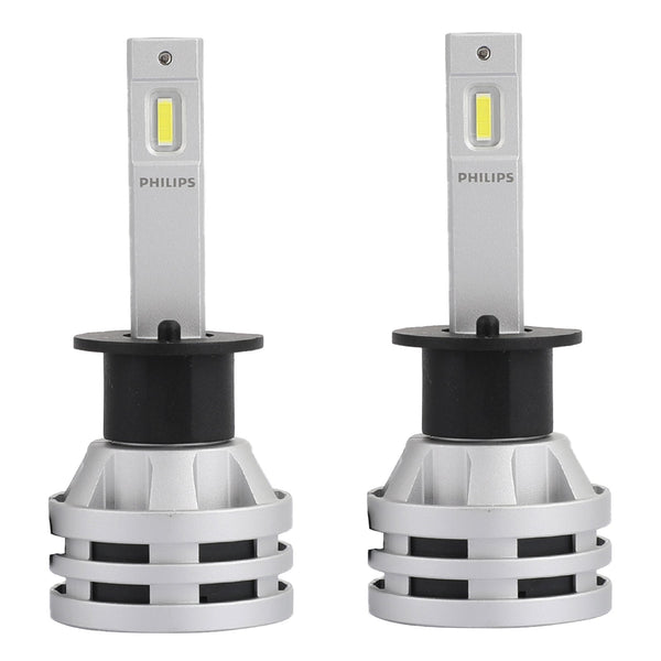 2 peças lâmpadas de farol Philips 12V/24V 6500K 19W H1 LED carro