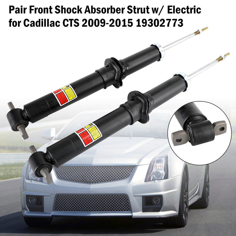 Cadillac CTS 2009-2015 Par de amortiguadores delanteros con sistema eléctrico 19302773 19181636 580-1044