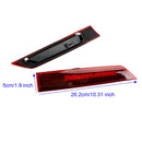 2x högkvalitativ 3:e LED-bakbromsljus för Ford Transit Tourneo Custom Ladudörr