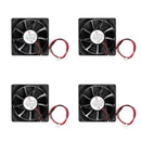 4Pcs DC Brushless Cooling PC Ventilador de computador 12V 8020s 80x80x20mm 0,15A Fio de 2 pinos