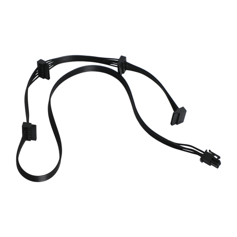 Reemplazo de cable de unidad SATA de 6 pines a 4 adecuado para Corsair RM1000X RM850X RM750X