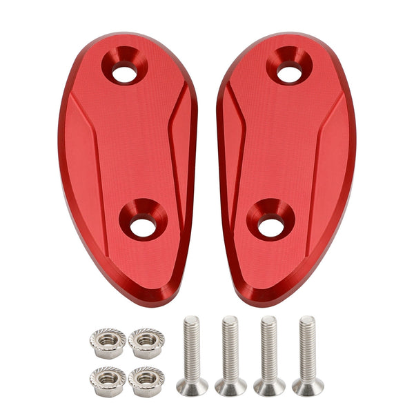 Rote Spiegellösch-Blindblockplatten für Honda CBR1000RR 2008–2023