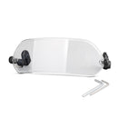 Motorsykkel Justerbar Clip On Windshield Extension Spoiler Vindavviser