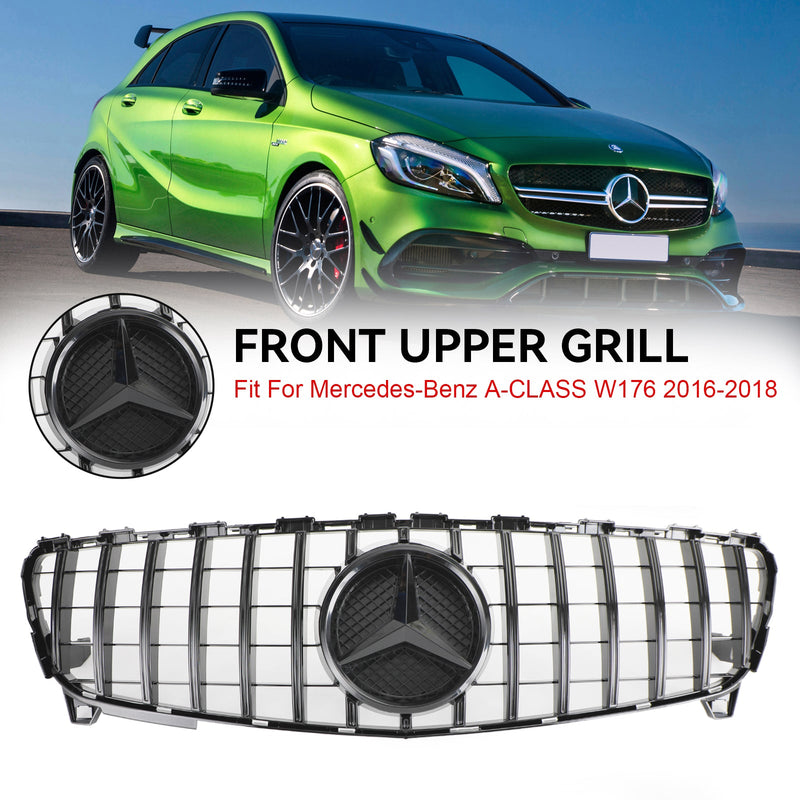 MERCEDES BENZ A-KLASSE W176 2016-2018 GTR Style Front Bumper Grill