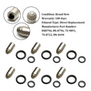 8N8796 6 uds grupo de servicio de boquilla de inyectores compatible con Caterpillar 3304 3306 D330C D333C 7S-9891 7S-8722 8N-4694