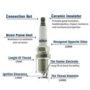 2007-2012 Mazda CX-7 L4 2.3L 4x Cewki zapłonowe + Świece zapłonowe UF540